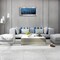 Christian Wall Art Decor Blue and Grey Canvas Prints Bless The Food Quote Wall Pictures Framed Artwork for Home Living Room Dining Room Kitchen Decoration
